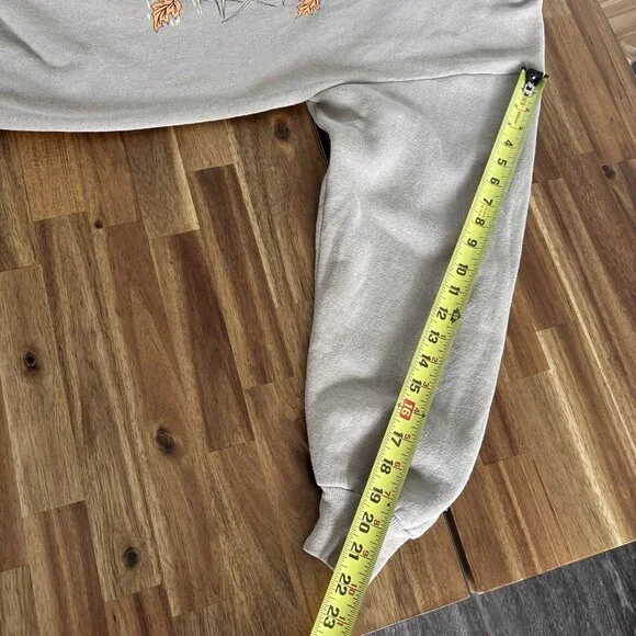 Vintage Halloween Sweatshirt Women’s Large Black Cat Pumpkin Scarecrow 80/90s - Picture 13 of 16